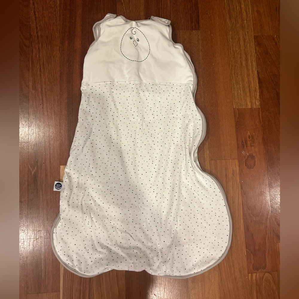 Nested Bean Zen Sack Classic Pink Star Dust size Large 15-24 months Weighted